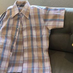 Vintage BVD XKE Woven Short Sleeve Button Down